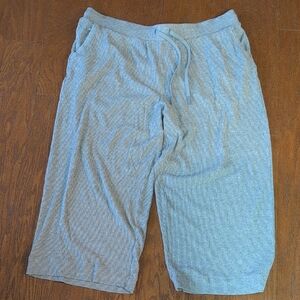 Haven WellWithin Wide Leg Casual Pants Light Grey Size XXL tie waist stretchy